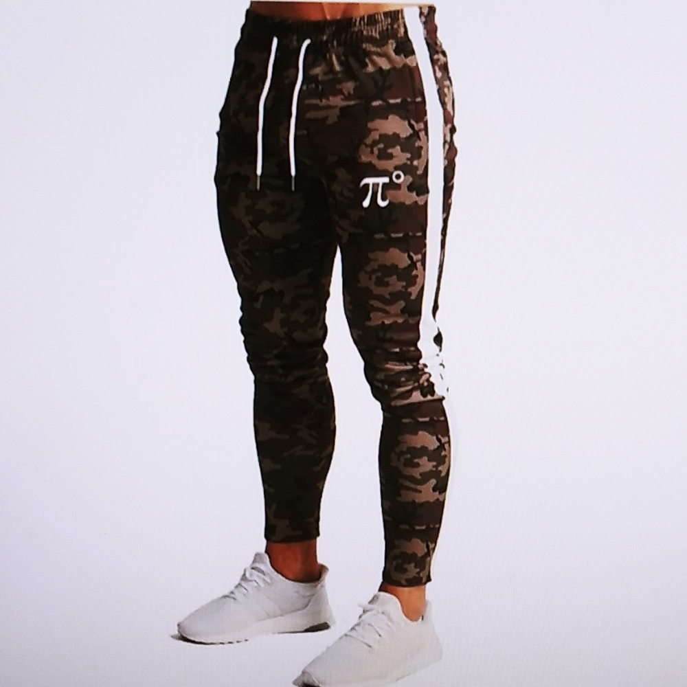 Men's Pro Track Pants, Slim Fit Camouflage